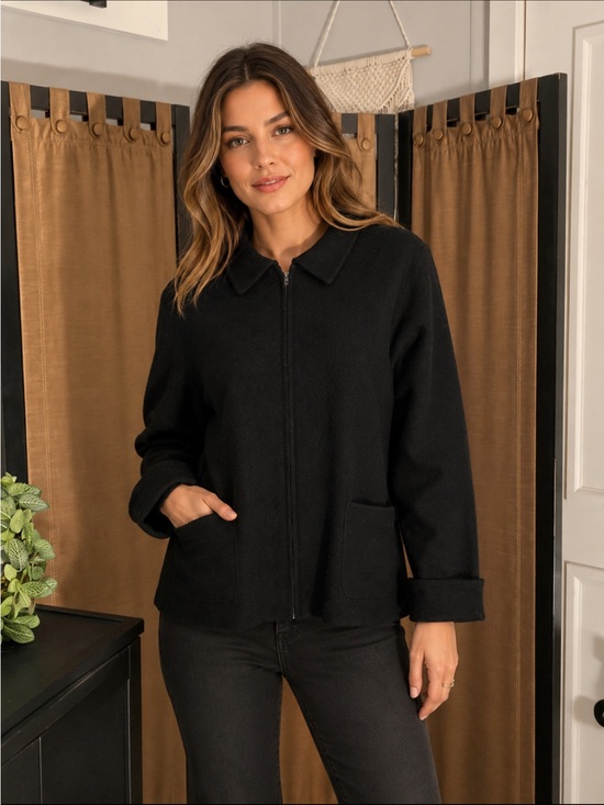 Rino Rossi Jackets & Blazers - Classic Black Rino Rossi Women's Short Jacket